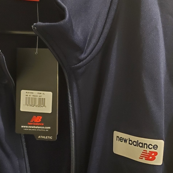 New Balance Navy Track Jacket nwt sz XL - Picture 2 of 6